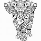 Elephant Zentangle Colorear Colouring Elefantes Ausmalen Kaisercraft Elefant Elefantenkopf Bordados Pintadas Páginas Diwali sketch template