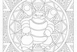 Coloring Blastoise Pokemon Pages sketch template