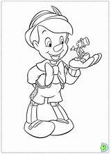 Pinocchio Dinokids Coloring Close Coloringdisney sketch template