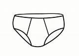 Dibujo Mutande Cueca Onderbroek Colorir Kleurplaten Kleidung Kleding Calzoncillos Underpants Kapitein Desenhos Malvorlagen Calcinha Animaatjes Enfant Calzon Tekenen Educima Dessins sketch template