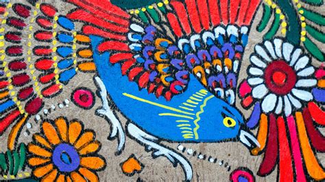 phasianidae colorful folk art wallpaper wallpaperscom