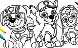 Patrol Paw Pages Rocky Coloring Zuma Skye Rubble Coloringpagesonly sketch template