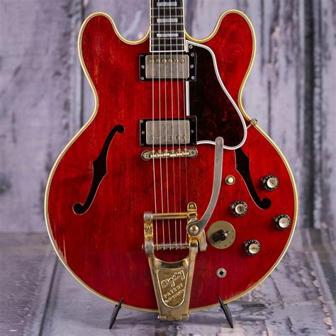 vintage  gibson es  tdsv semi hollowbody cherry  sale replay guitar