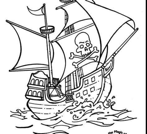 pirate ship coloring pages   getcoloringscom  printable