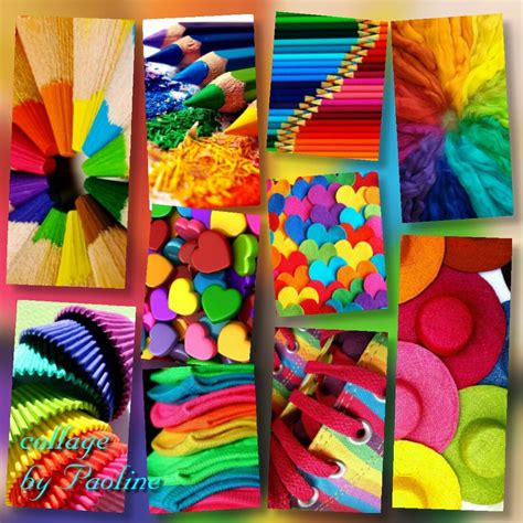 collage  paoline rainbow colors color collage