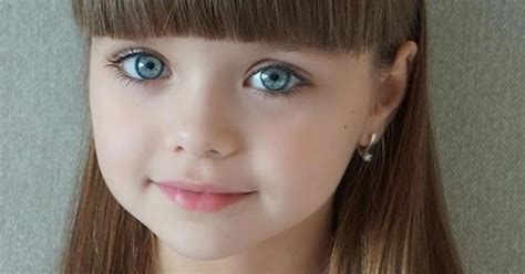 six year old girl dubbed the most beautiful in the world targeted by