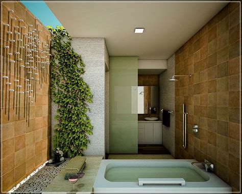 desain kamar mandi minimalis nuansa alam house