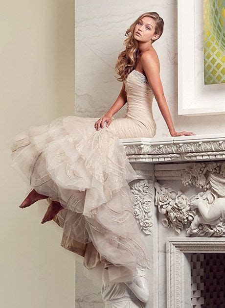 Ruffles Cream On Cream Wedding Dresses Beautiful Gowns