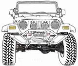 Front Drag Jeeps Tj Jipe Desenhar sketch template
