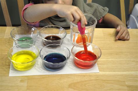 color mixing experiment kids activities saving money home