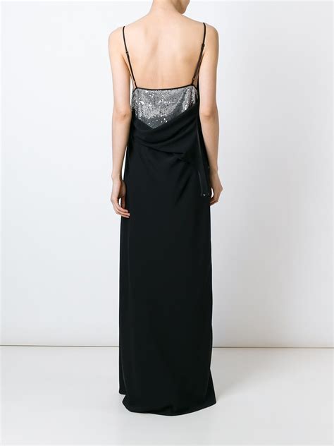 Mm6 Maison Margiela Sequinned Bust Gown Farfetch