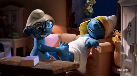 robot chicken does smurfy version house of cards l7 world