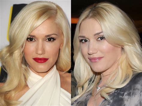 gwen stefani looks almost unrecognizable without red lipstick stylecaster