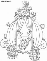Carriage Coloring Cinderella Drawing Baby Pages Getcolorings Princess Paintingvalley sketch template