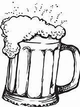 Beer Mug Drawing Bottle Glass Sketch Line Tap Clip Gig Clipart Drawings Aggie Em Pages Getdrawings Trippin Ranch Road Colouring sketch template