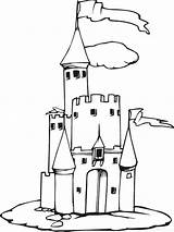 Pages Castle Coloring Print sketch template