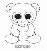 Boo Coloring Pages Ty Getdrawings sketch template