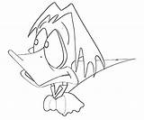 Duckula Count Head Coloring Pages Counts Character Library Clipart Sketch sketch template