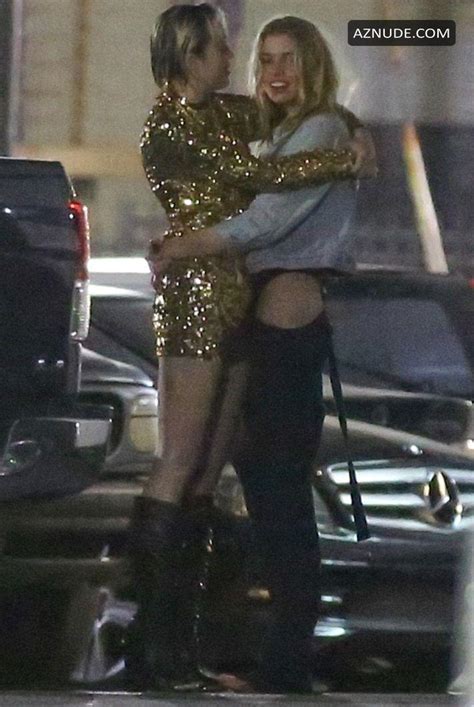 Miley Cyrus Fingered While Making Out With Her Victoria S Secret Model