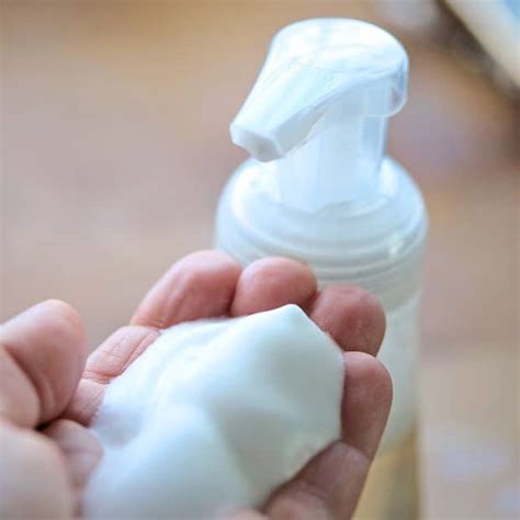 foaming soap diy homemade hand soap