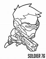 Overwatch Coloring Pages Soldier Chibi Reaper Hanzo Genji Printable Cute Spray Tracer Va Print Kids Bestcoloringpagesforkids Other Bastion Colouring Colorpages sketch template