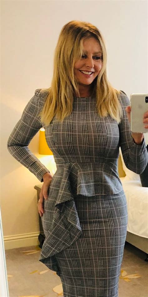 Carol Vorderman Parades Ageless Figure As She Wows In Skintight Pencil