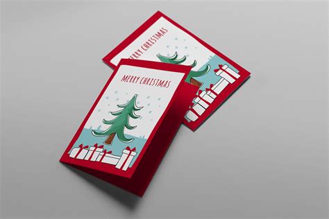 christmas card templates  photoshop illustrator brandpacks