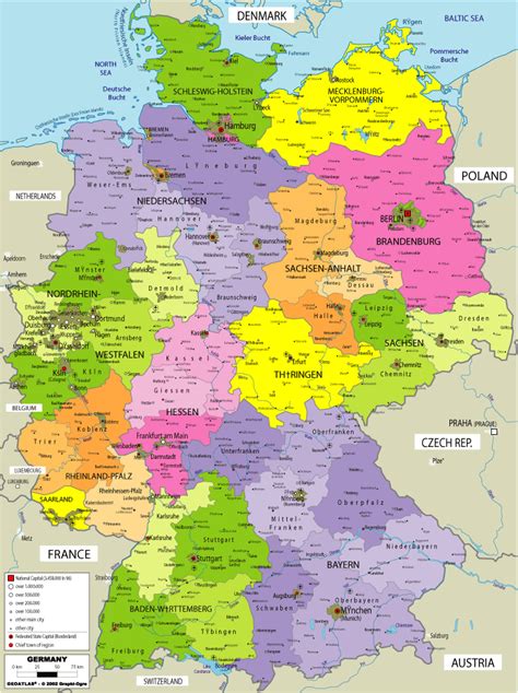 germany regions map