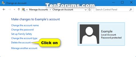 delete user account  windows  tutorials