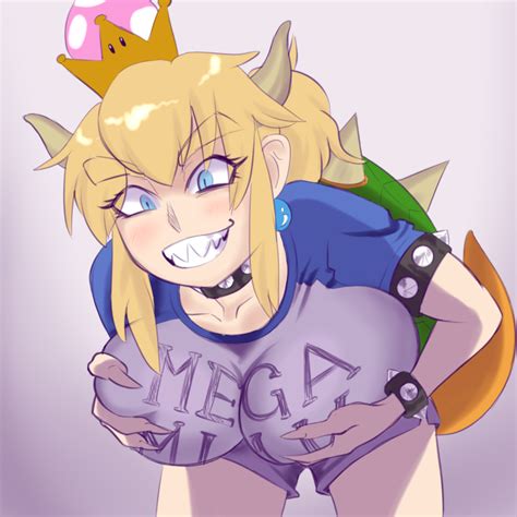 Rule 34 Big Breasts Bowsette Breast Grab Breasts Fuck Me