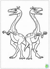 Dinokids Train Coloring Dinosaur Close sketch template