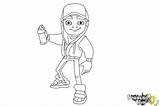 Subway Surfers Coloring Pages Tricky Jake Draw Template sketch template