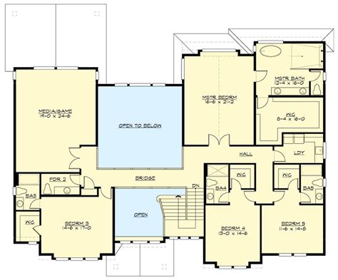 plan jd  bedroom northwest house plan   masters house plans house floor