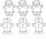 Gingerbread Man Story Coloring Pages Printable Getcolorings Getdrawings sketch template