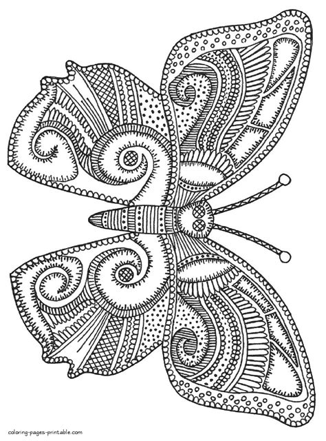 excellent butterfly coloring pages  adults coloring pages