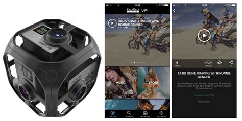 gopro vr mobile app launches   degree virtual reality content   camera