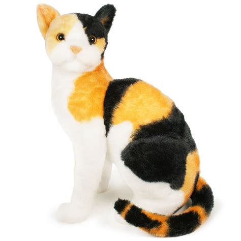 catalina  calico cat   stuffed animal plush  tiger