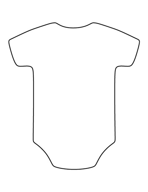 printable onesie template