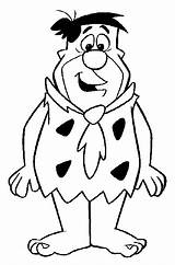 Coloring Pages Fred Flintstones Cartoons Flintstone Printable Sheets Colouring sketch template