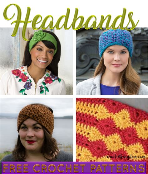 crochet headband patterns    printable patterns