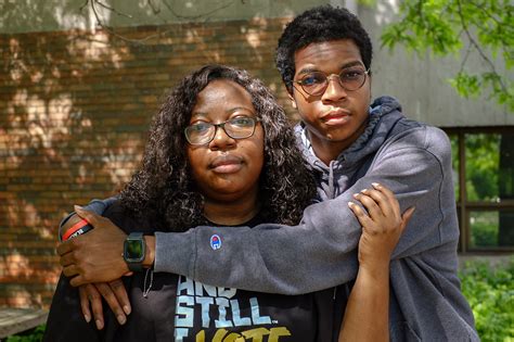 mother protects  black teenage son   world ncpr news