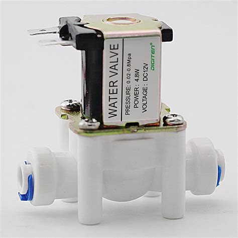 digiten dc   inlet feed water solenoid valve quick connect nc