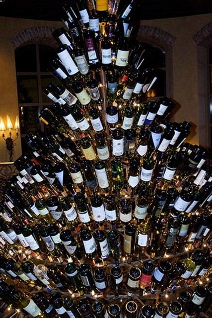 wine bottle christmas trees blog  wine