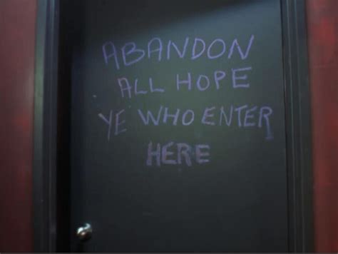 Abandon All Hope Ye Who Enter Here Door Boston The Boon