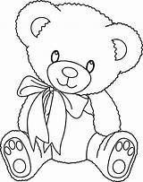 Teddy Oso Peluche Osito Urso Sencillo Fraldas Riscos Principe Getdrawings Osos Wecoloringpage Permission sketch template