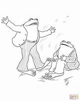 Frog Toad Friends Coloring Pages Printable Supercoloring Activities Puzzle Silhouettes Drawing Book sketch template