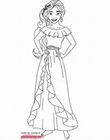 Elena Avalor Coloring Pages Disney Princess Printable Disneyclips Choose Board Colouring Gif Getcoloringpages Popular sketch template