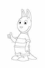 Austin Coloring Pages Disney Ally Thumbs Channel Backyardigans Giving Printable Template sketch template