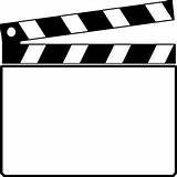 Film Border Clipart Movie Cliparts Library Clapper Borders sketch template