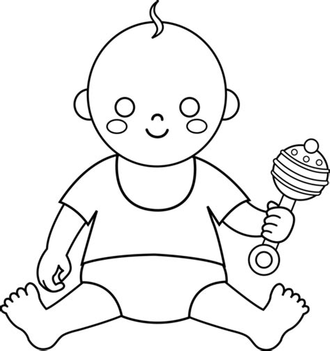 baby outline   baby outline png images  cliparts